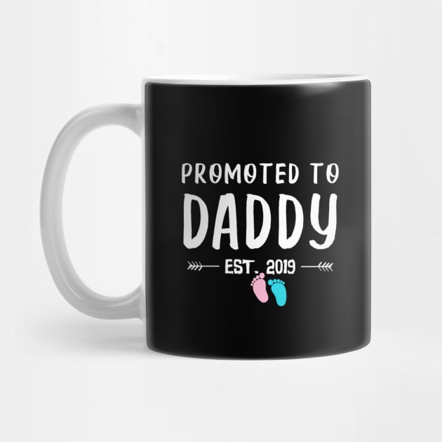 First Time Daddy New Dad Est 2019 Funny Father's Day Gifts by uglygiftideas